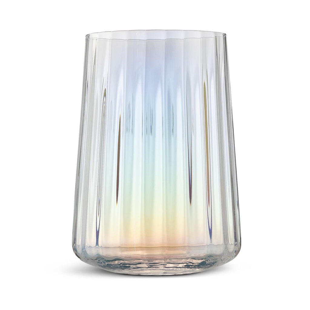 Habitat Iridescent Lustre Fluted Hi Ball