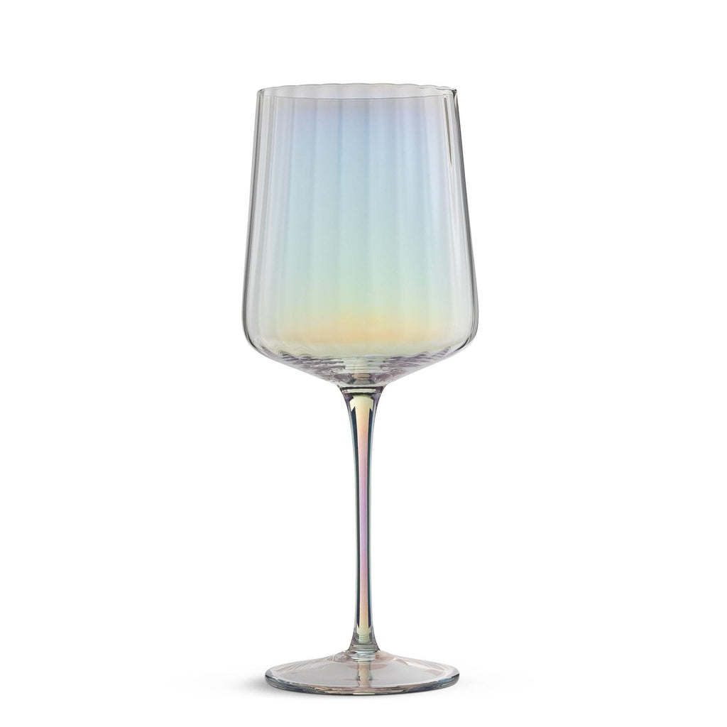 Habitat Iridescent Lustre Fluted Wine Glass