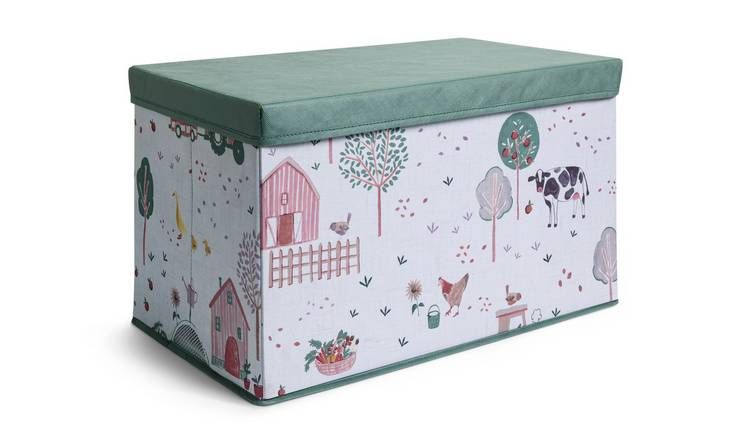 Habitat Kids Bertie Foldable Box - Green