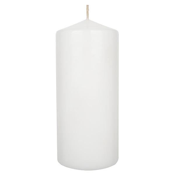 Habitat Large Pillar Candle - White