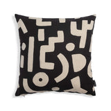 Habitat Mono Abstract Printed Cushion 43x43