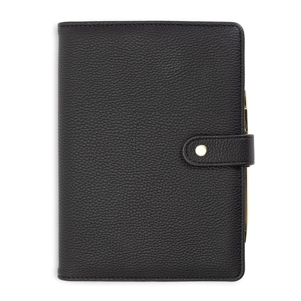 Habitat Palm Nubuck Book Black A5