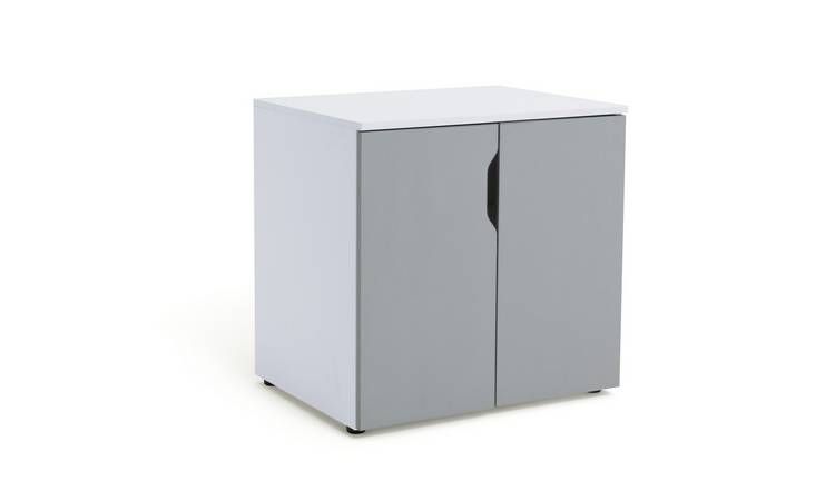 Habitat Pod 2 Door Cabinet - Grey