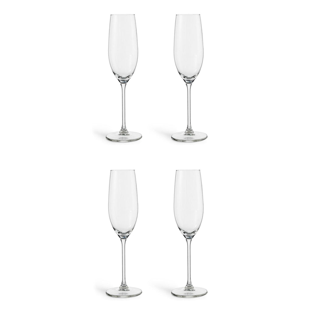 Habitat Portofino Champagne Flutes Glass 4pk