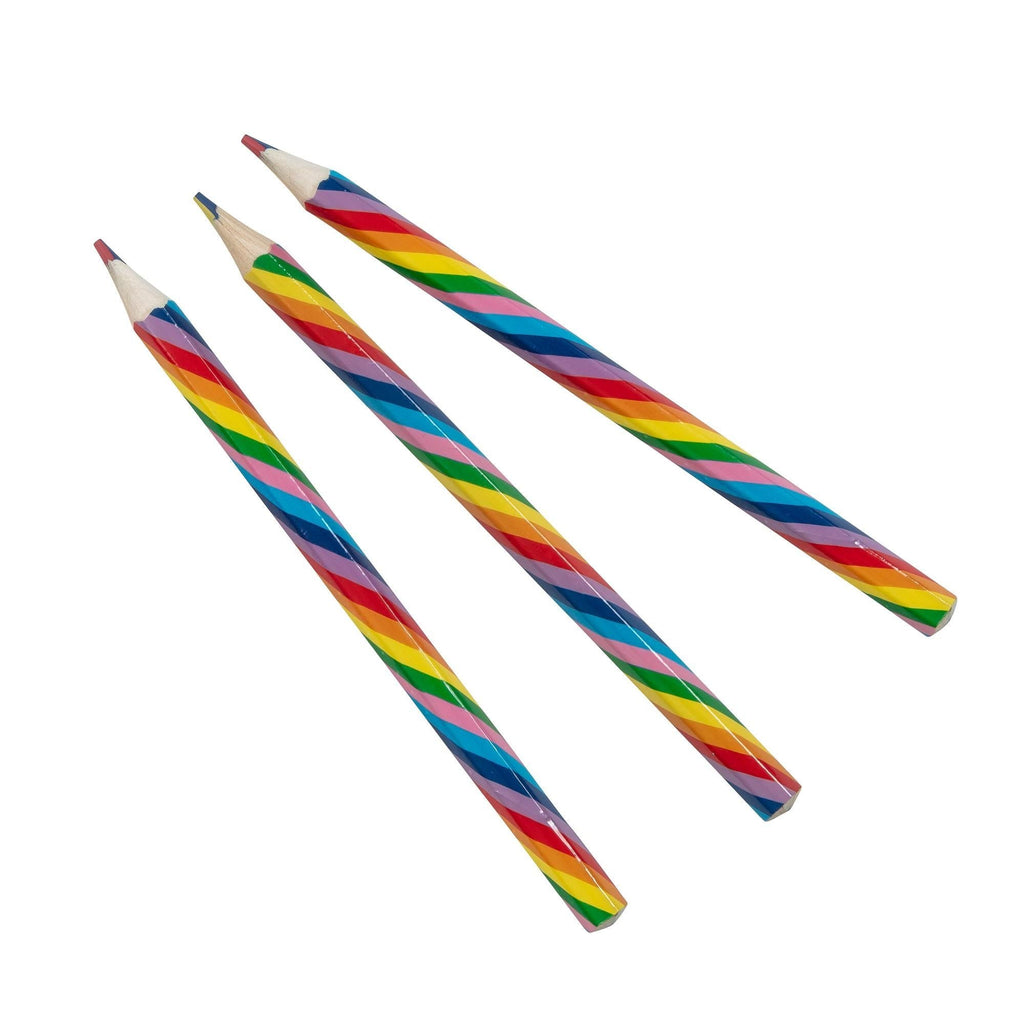 Habitat Rio Striped Multi Colour Pencil