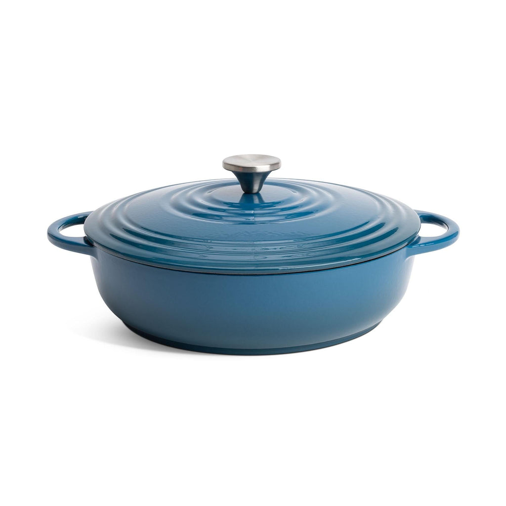 Habitat Shallow Cast Iron Casserole 4L