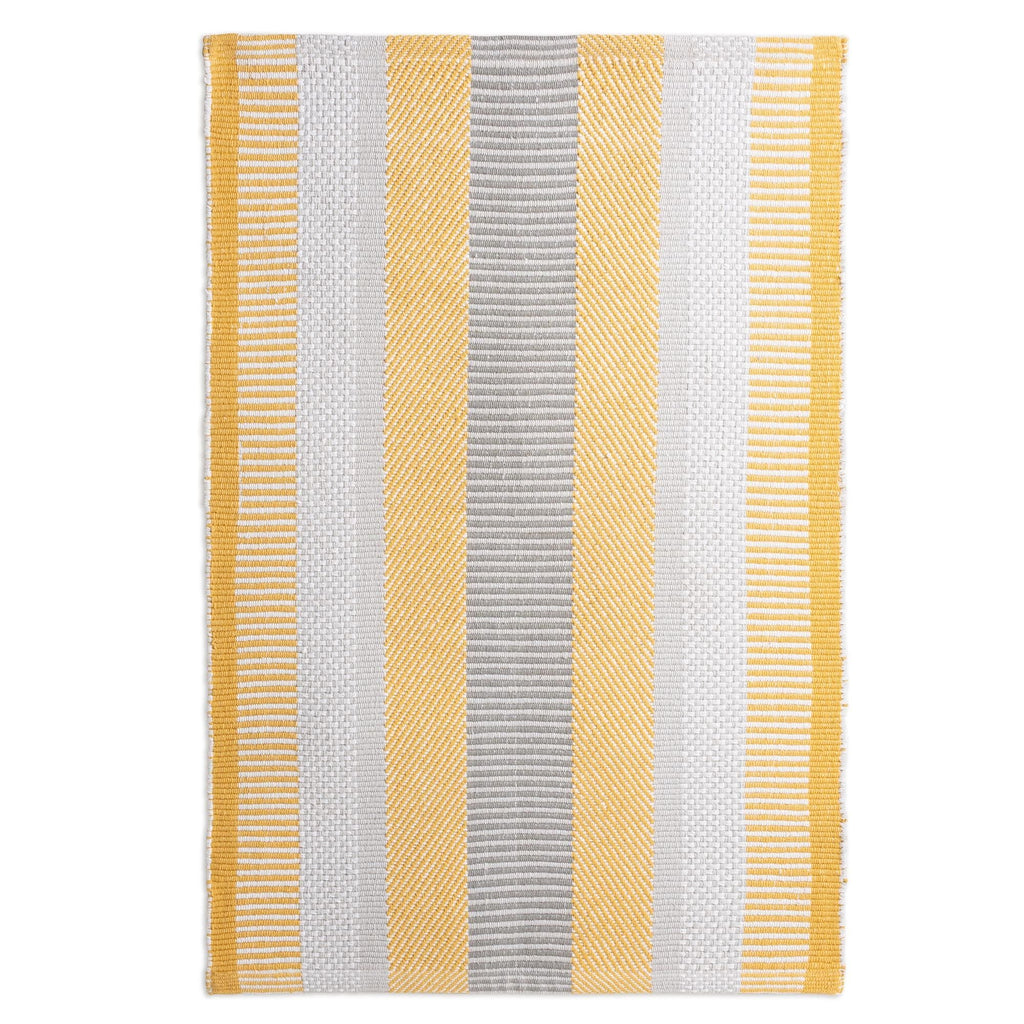 Habitat Stripe Bath Mat Mustard