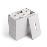 Habitat Tongue &amp;amp; Groove Toilet Roll Store Grey