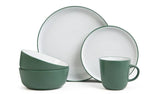 Habitat Two Tone Stoneware Dinner Set