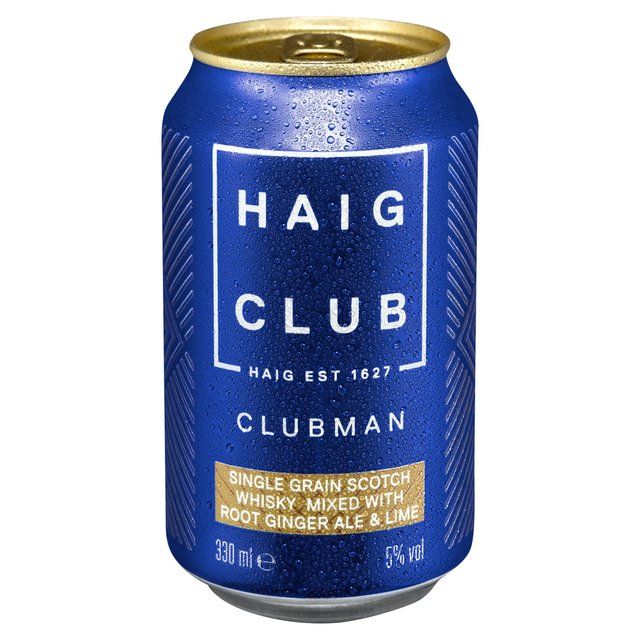 Haig Club Clubman Ginger Ale & Lime Ready to Drink