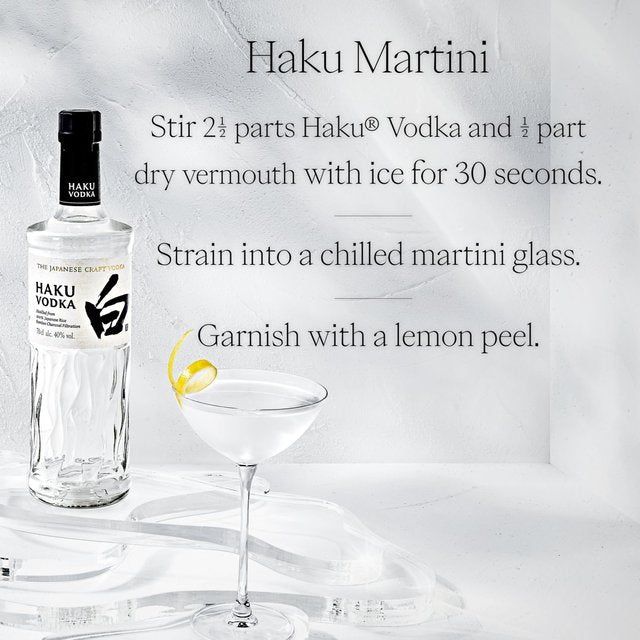 Haku Suntory Japanese Craft Vodka   70cl