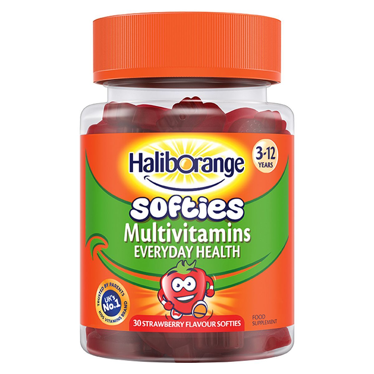 Haliborange 3-12 Years Multivitamins Everyday Health - 30 Strawberry Flavour Softies