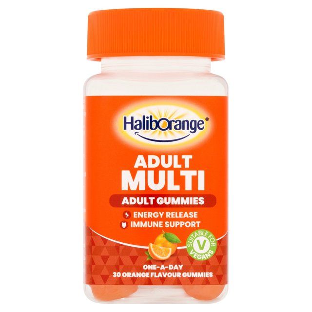 Haliborange Adult Multivitamin Energy &amp;amp; Immune Support Orange Gummies    30 per pack