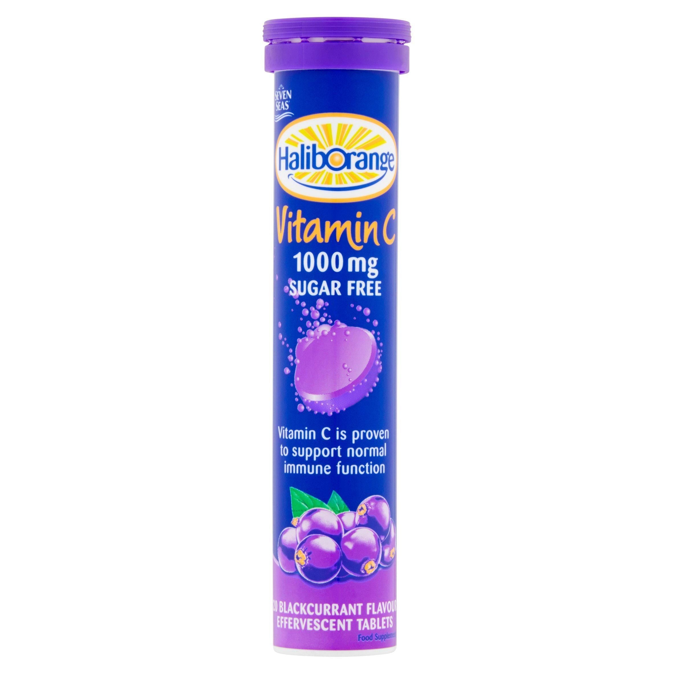 Haliborange Effervescent Vitamin C, Blackcurrant Flavour x20