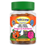 Haliborange for Kids 3-7 Mr. Men Little Miss Omega 3 &amp;amp; Multivitamins - 30 Orange Softies