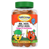 Haliborange for Kids 3-7 Mr. Men Little Miss Omega-3 &amp;amp; Multivitamins - 60 Orange Softies