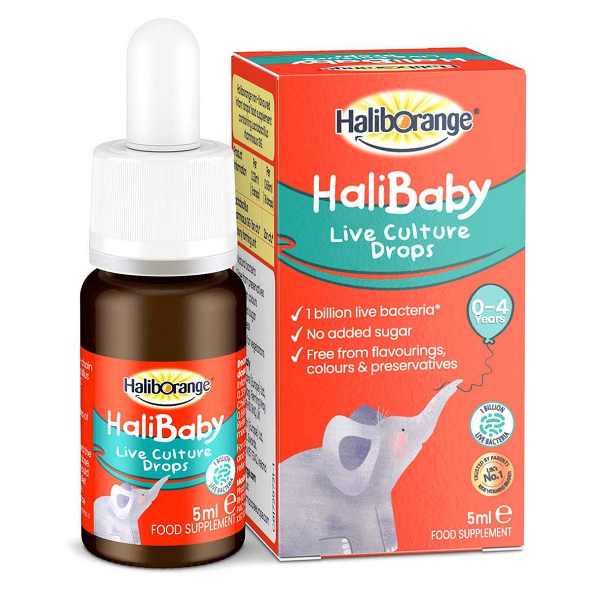 Haliborange Halibaby Live Culture Drops - 5ml