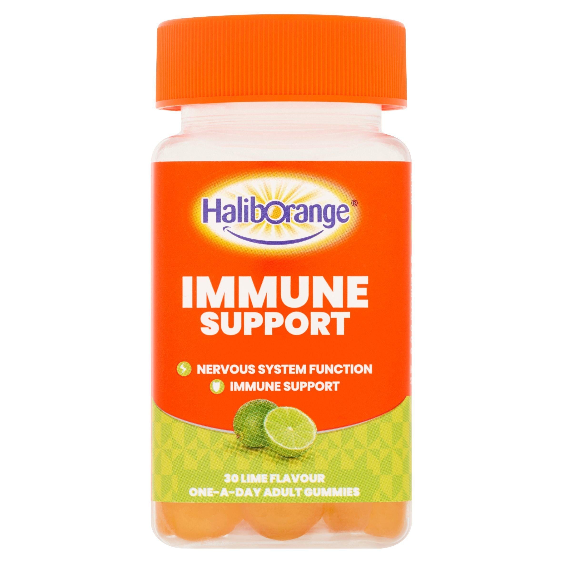 Haliborange Immune Support Lime Flavour One-A-Day Adult Gummies x30