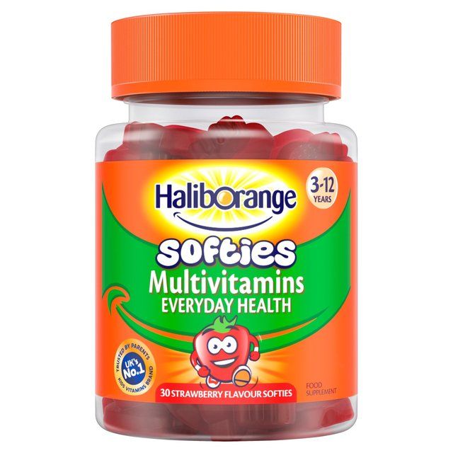 Haliborange Kid's Softies Multivitamins Strawberry Gummies 3-12yrs   30 per pack