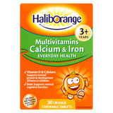 Haliborange Kids Multivitamins Calcium &amp;amp; Iron 3+yrs - 30 Orange Flavour Chewable Tablets