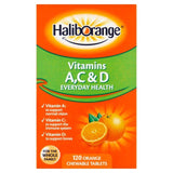 Haliborange Whole Family Vitamin A C &amp;amp; D Orange Chewable Tablets    120 per pack