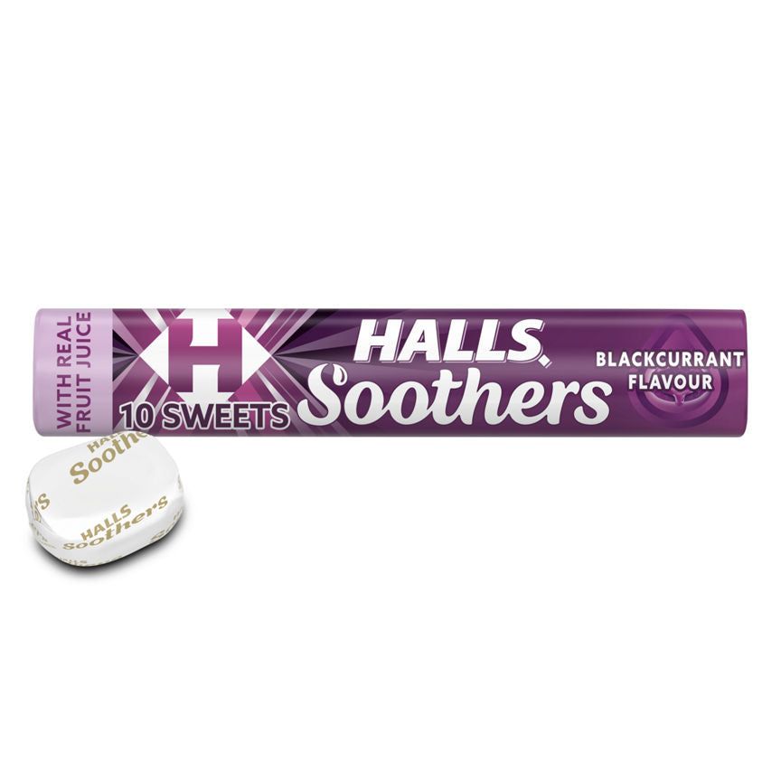 Halls Soothers Blackcurrant Lozenges