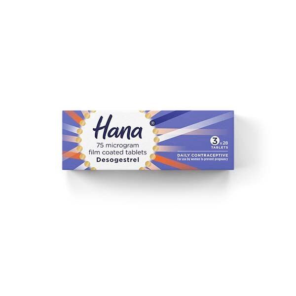 Hana Daily Contraceptive 75µg x 84 3 month