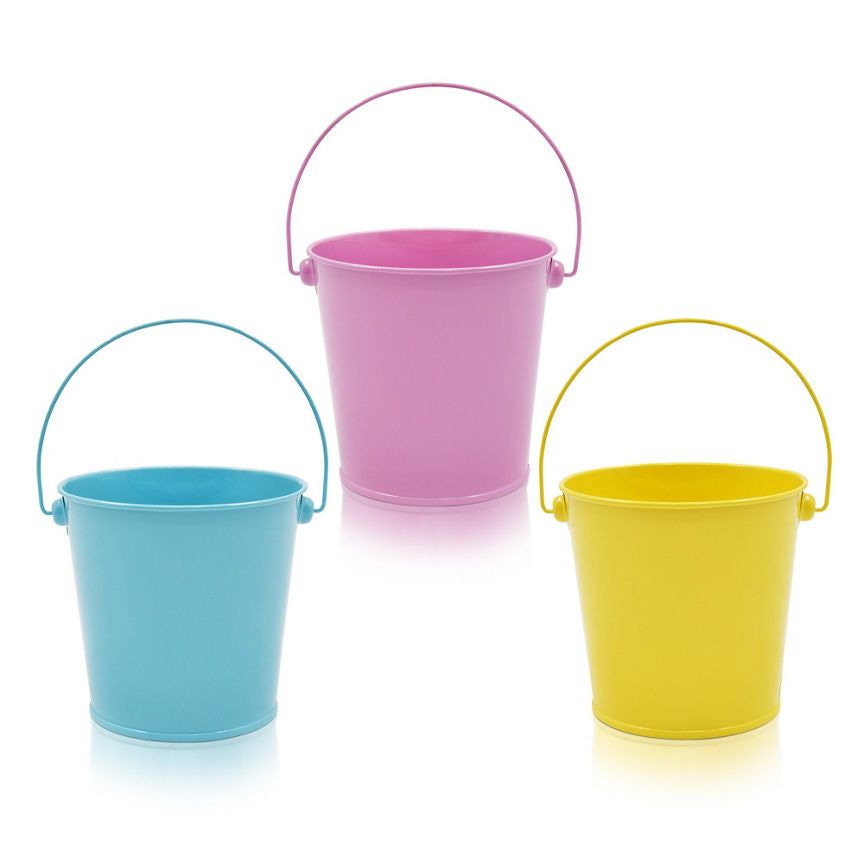 Hapello Metal Bucket with Handle (Styles May Vary)