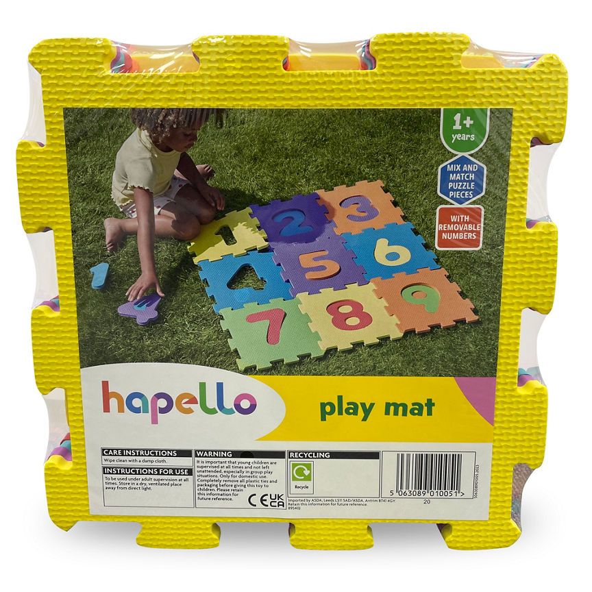 Hapello Numbers Play Mat