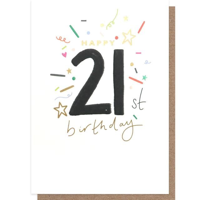 Happy 21st Birthday Card