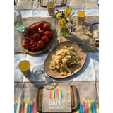 Happy Birthday Recyclable Paper Plates   12 per pack