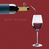 Happy Birthday Wine Glass Divers Card Default Title