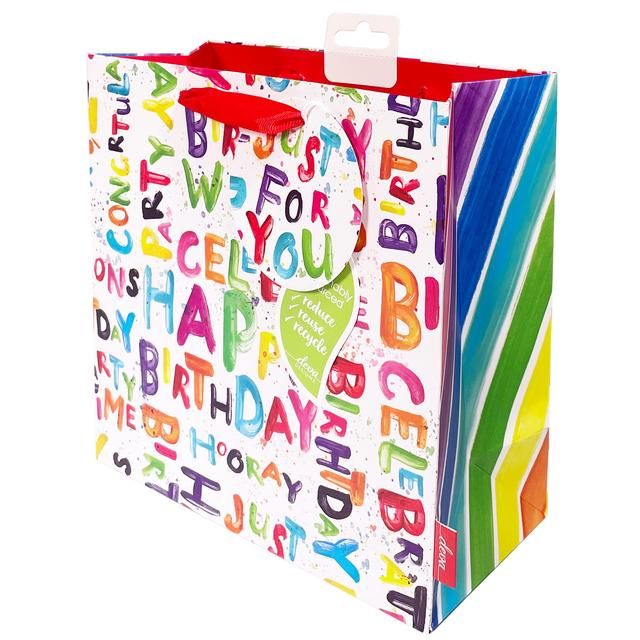 Happy Bright Medium Gift Bag