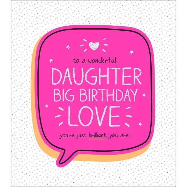 Happy Jackson Daughter Big Birthday Love Card