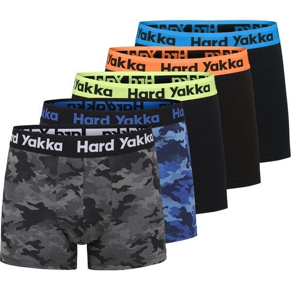 Hard Yakka Cotton Trunk Five Pack Multicoloured, Size XL