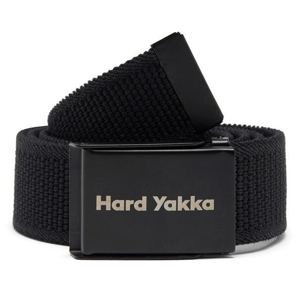 Hard Yakka Stretch Webbing Belt Black, Size L