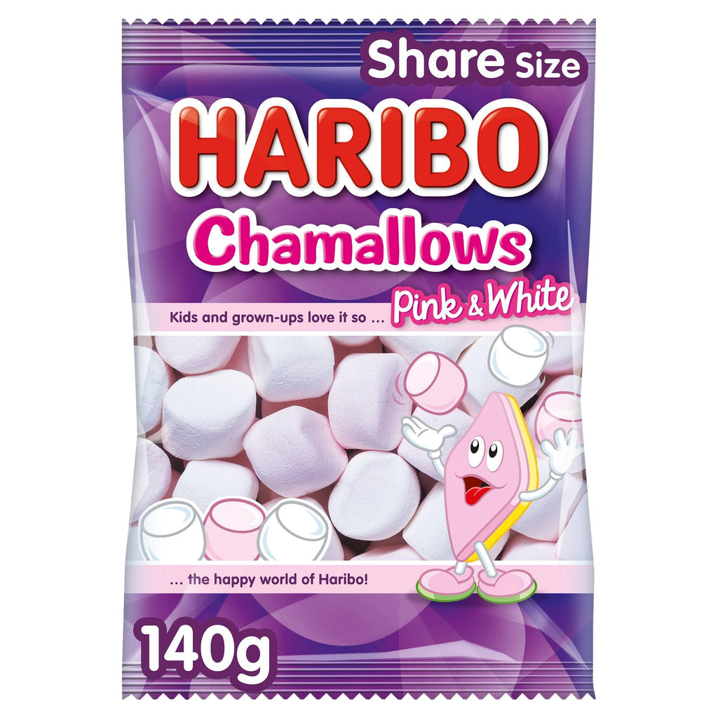 Haribo Chamallows Pink & White Marshmallows 140g