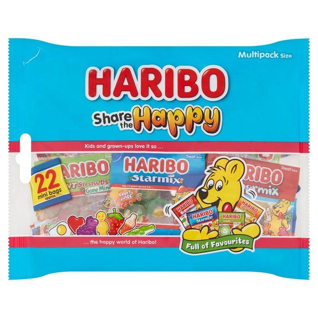 Haribo Share The Happy 22 Treatsize Mini Packs