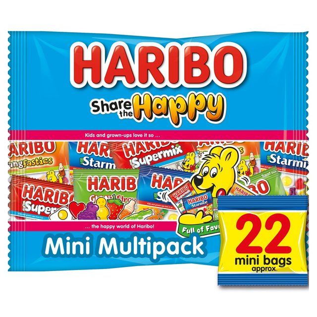 Haribo Share The Happy 22 Treatsize Mini Packs