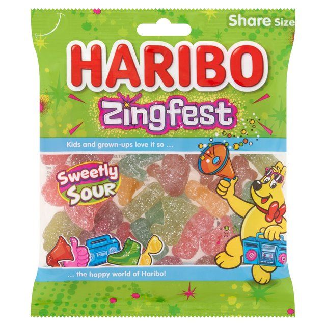 Haribo Zingfest Share Bag   150g