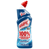 Harpic 100% Limescale Remover Toilet Cleaner Gel Fresh Scent 750ml