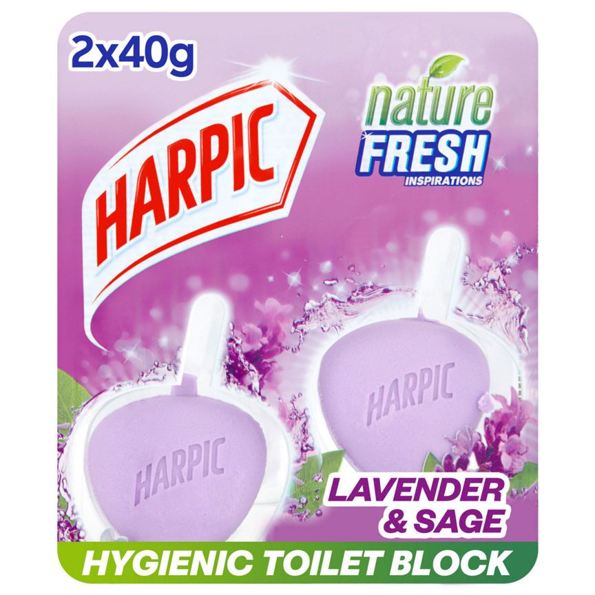 Harpic Active Fresh 6 Rim Block Toilet Cleaner, Lavender Scent