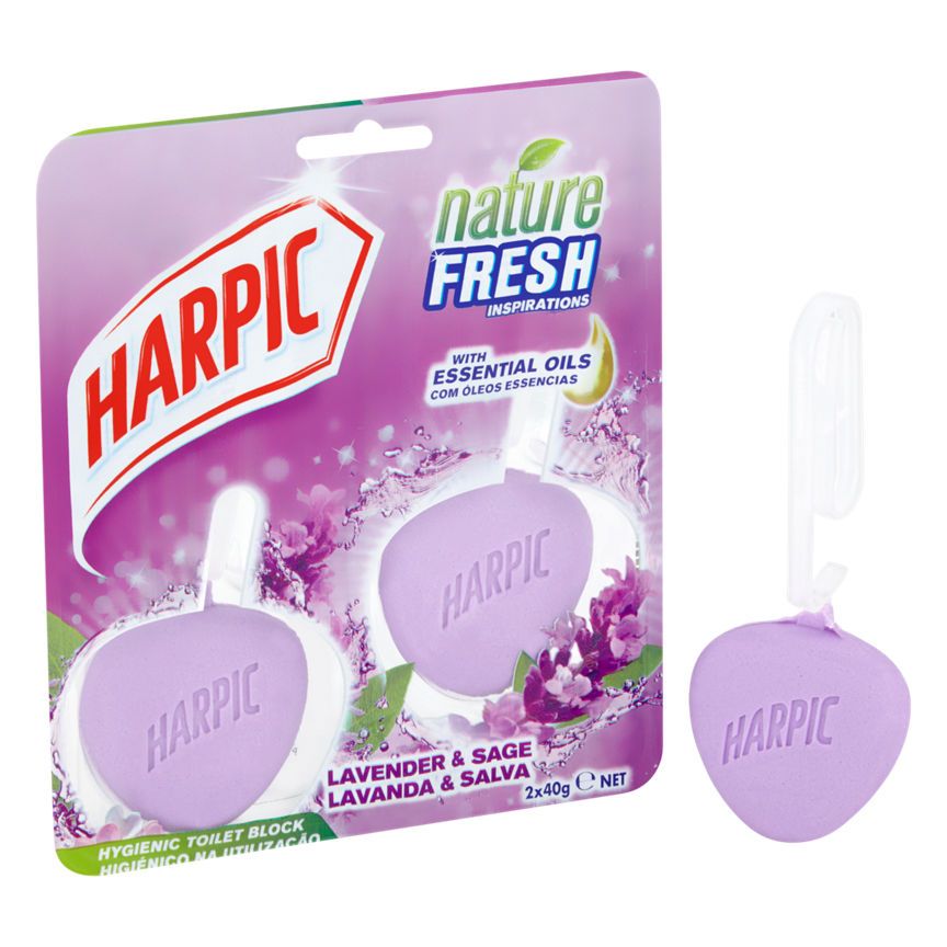 Harpic Active Fresh 6 Rim Block Toilet Cleaner, Lavender Scent