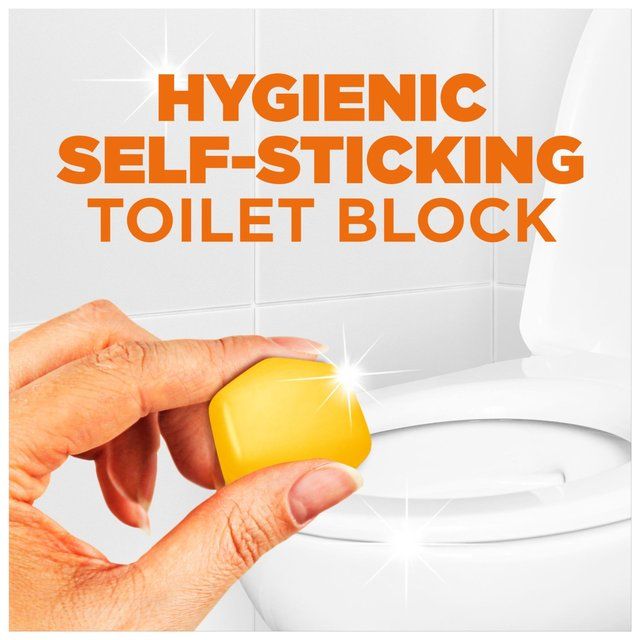 Harpic Hygienic &amp;amp; Fresh Citrus Stickers Toilet Freshener   4 per pack