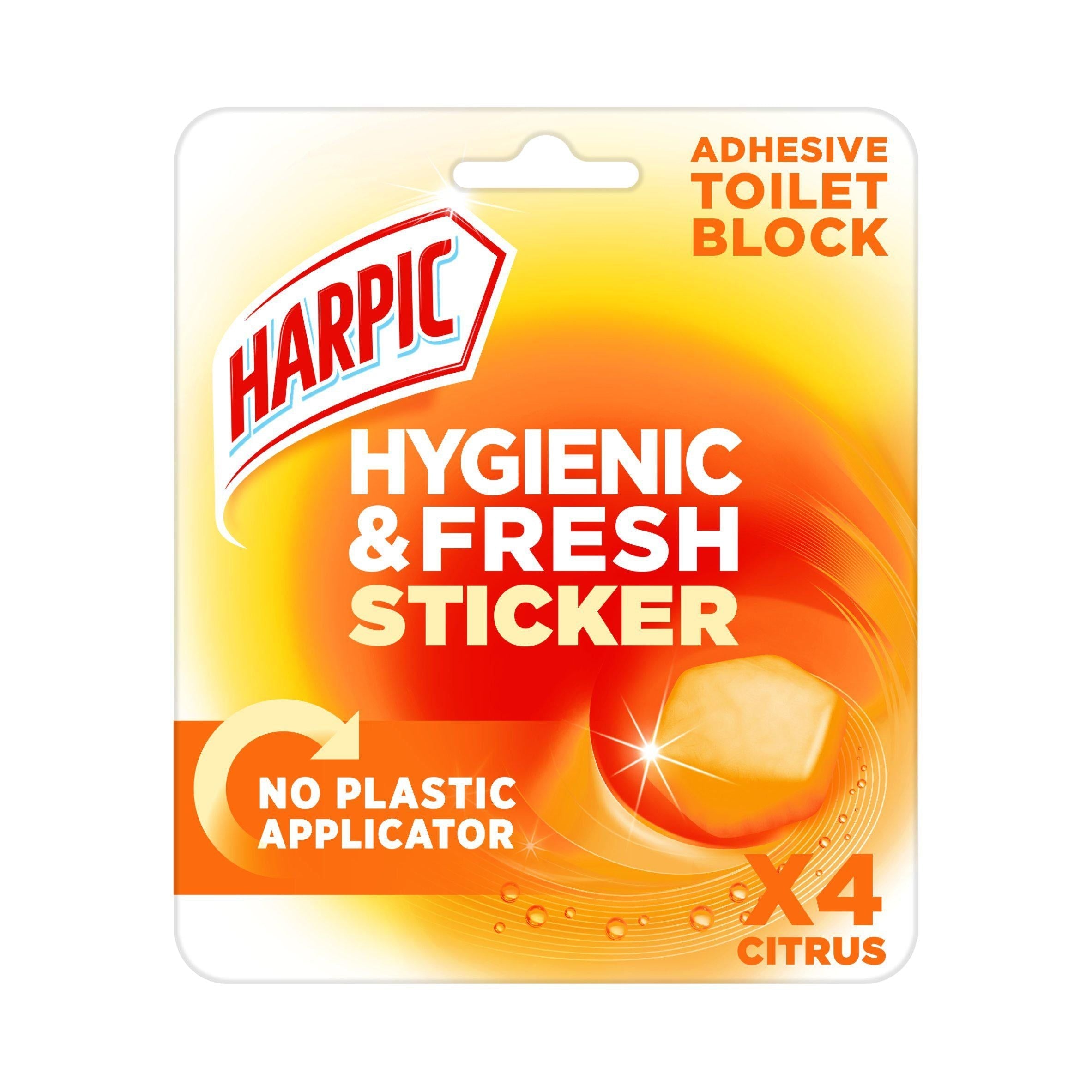 Harpic Hygienic &amp;amp; Fresh Citrus Stickers Toilet Freshener