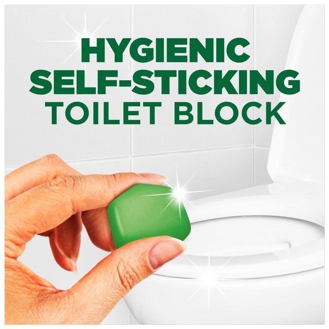 Harpic Hygienic &amp;amp; Fresh Pine Stickers Toilet Freshener   4 per pack