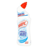 Harpic White &amp;amp; Shine Bleach Original Toilet Cleaner Gel    750ml