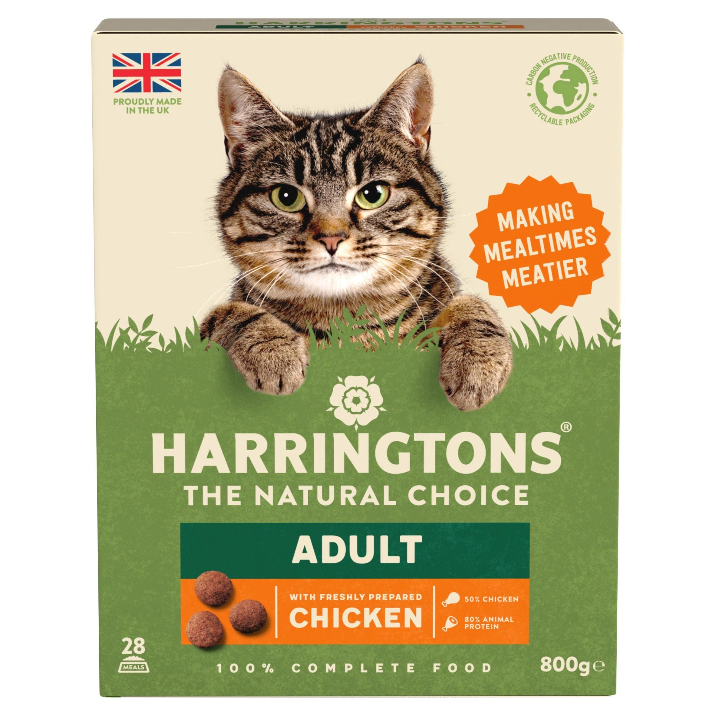 Harringtons Chicken Dy Adult Cat Food 800g