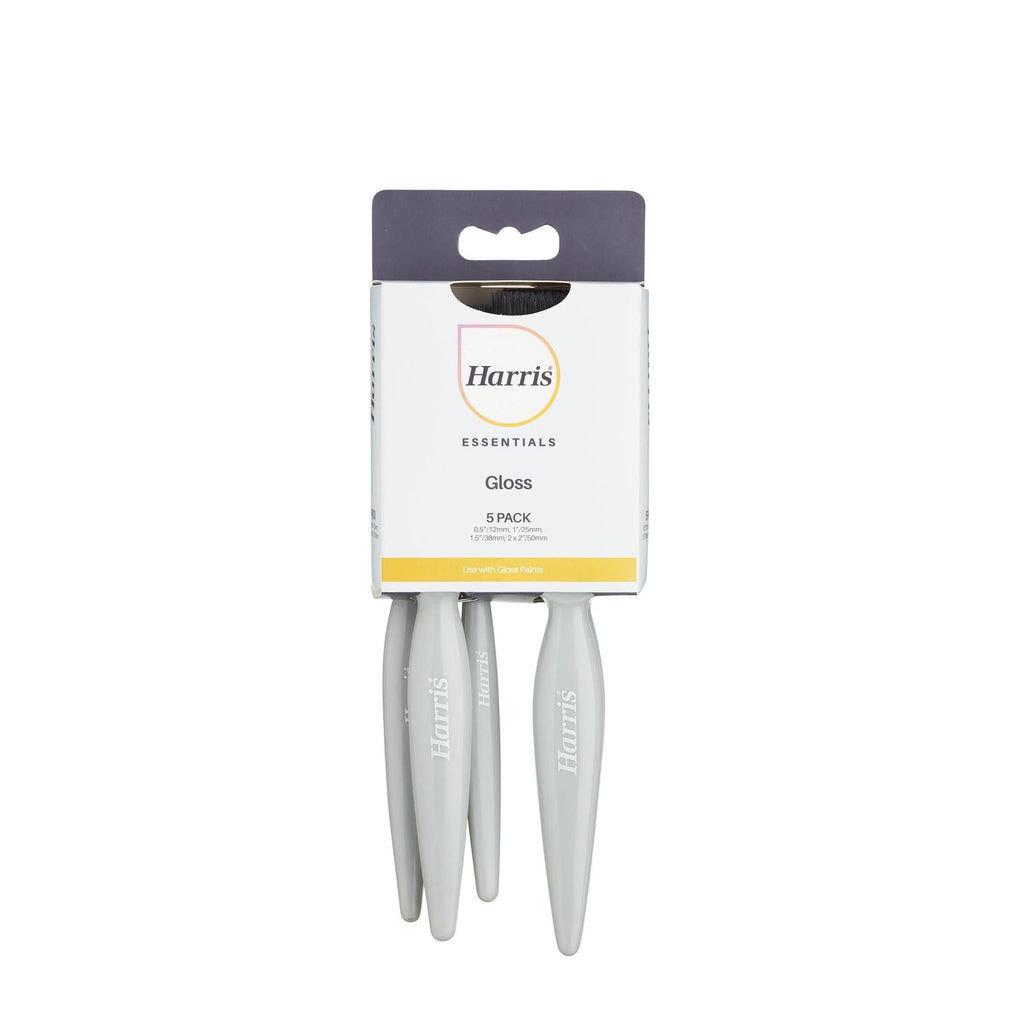 Harris Essentials Woodwork & Gloss 5 Brush Pack