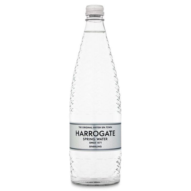 Harrogate Spring Water Sparkling Glass Bottle   750ml